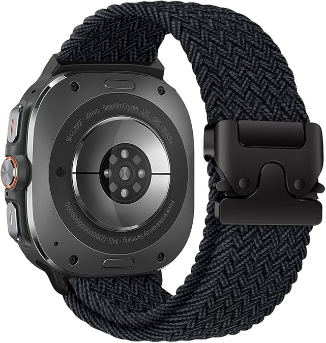 Nylon Braided Band For Samsung Galaxy Watch Ultra / 7 /6 / 5 / 4