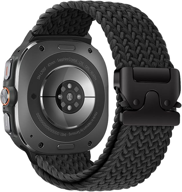 Nylon Braided Band For Samsung Galaxy Watch Ultra / 7 /6 / 5 / 4