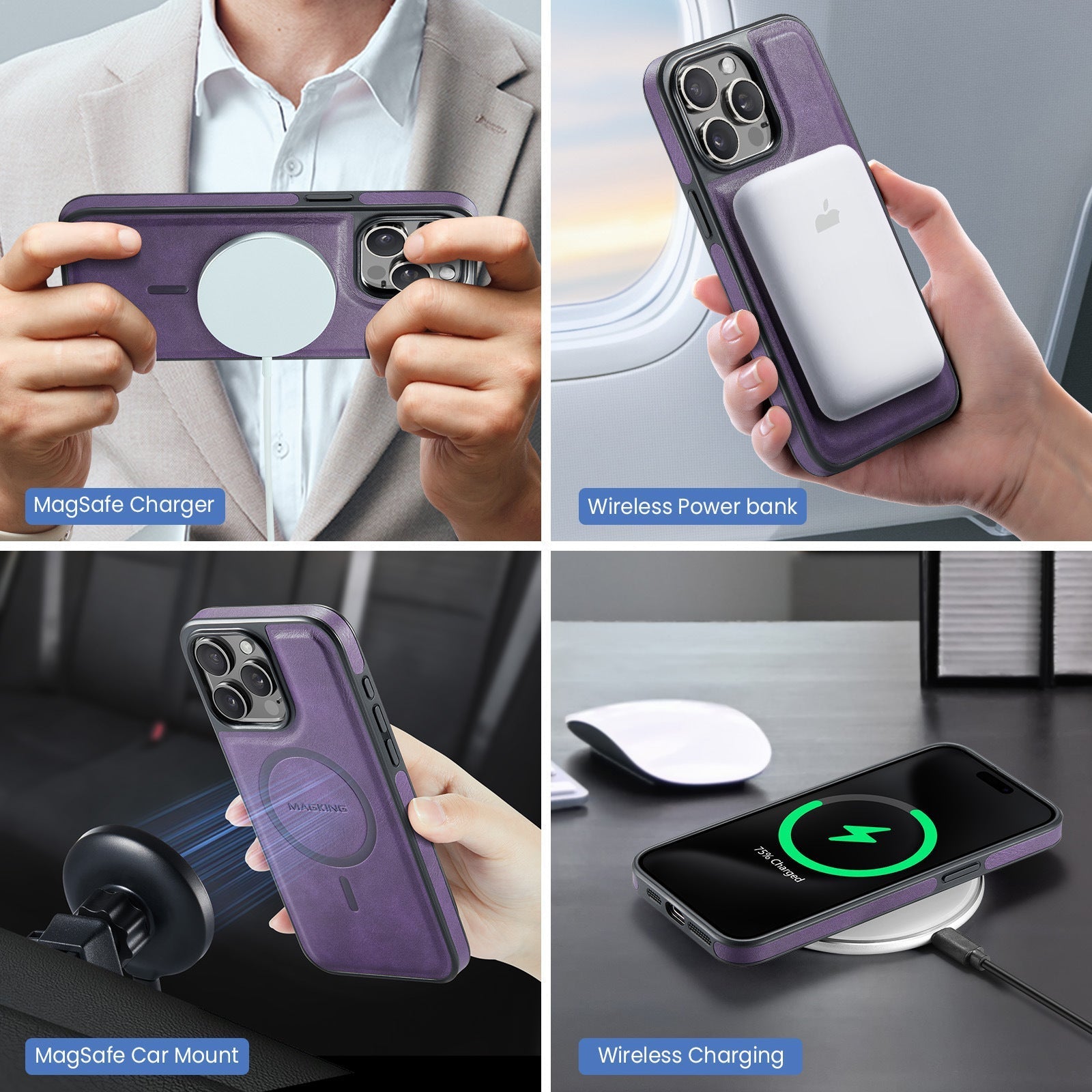 Max 2-in-1 Magnetic Detachable iphone Case