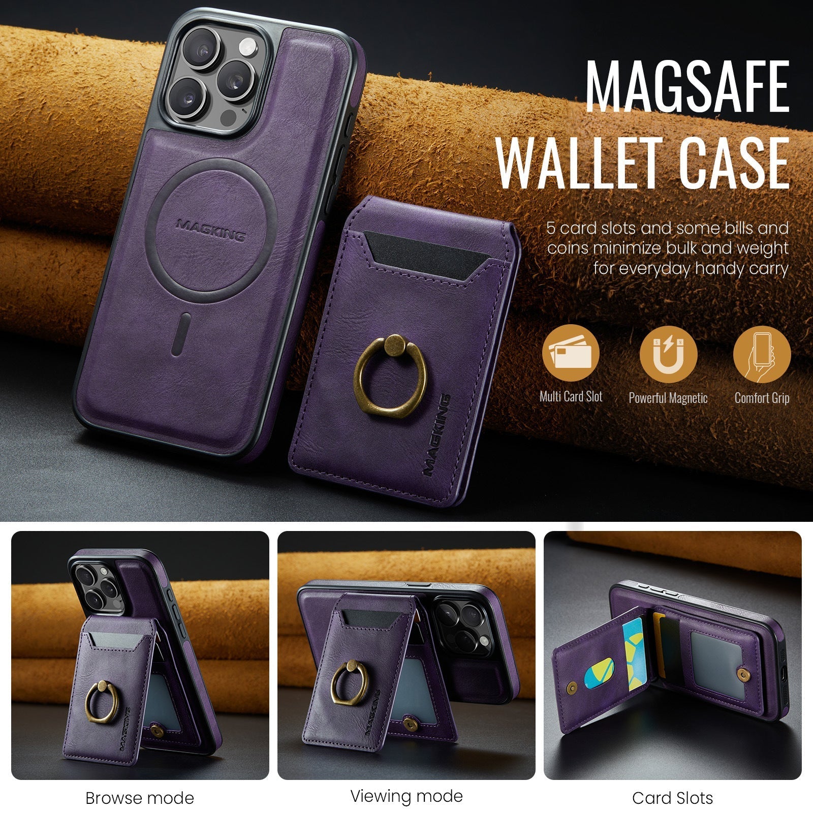 Max 2-in-1 Magnetic Detachable iphone Case