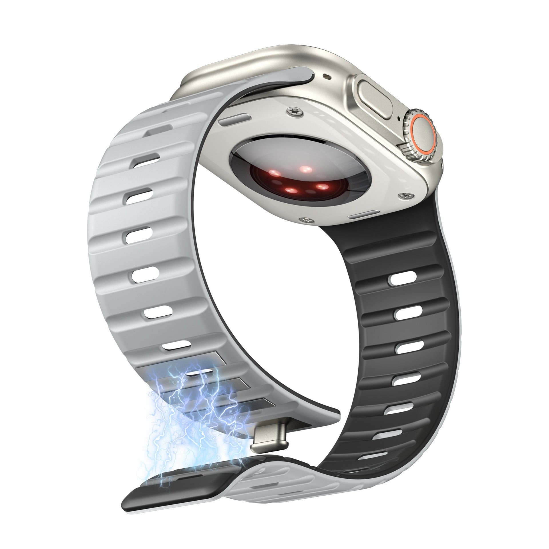 Simple Silicone Magnetic Buckle For Apple Watch