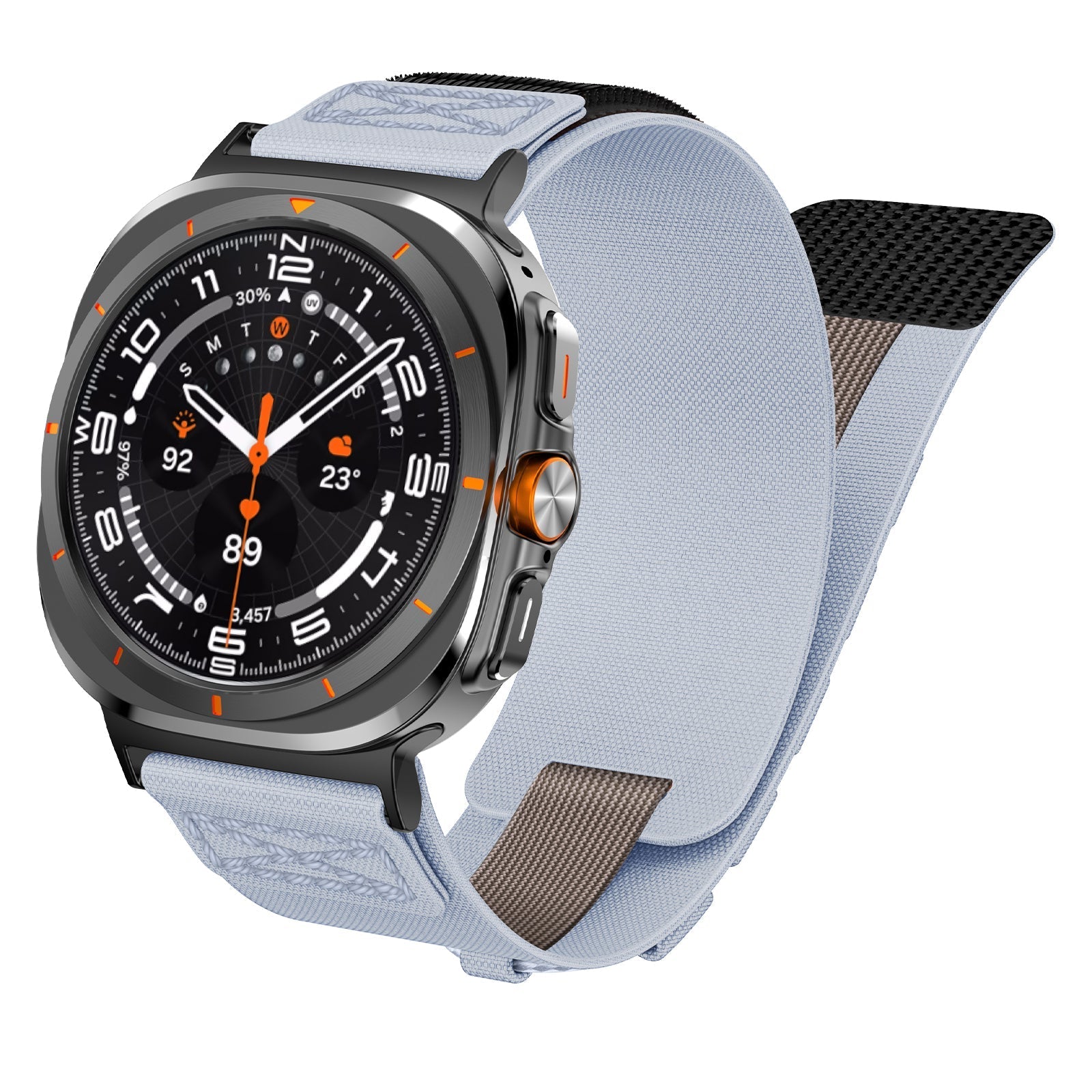 Upgraded Durable Nylon Watch Strap for Samsung Galaxy Watch Ultra