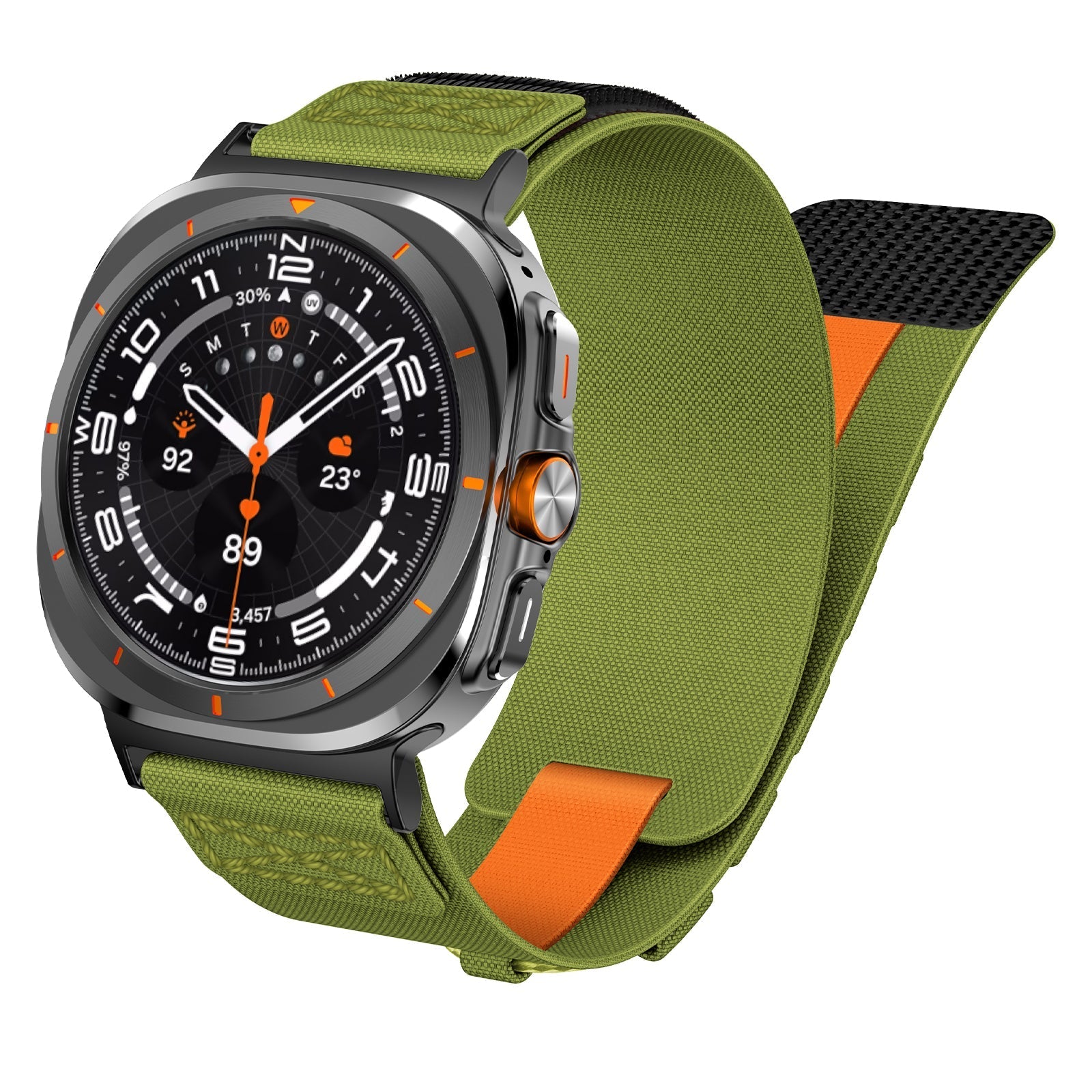 Upgraded Durable Nylon Watch Strap for Samsung Galaxy Watch Ultra