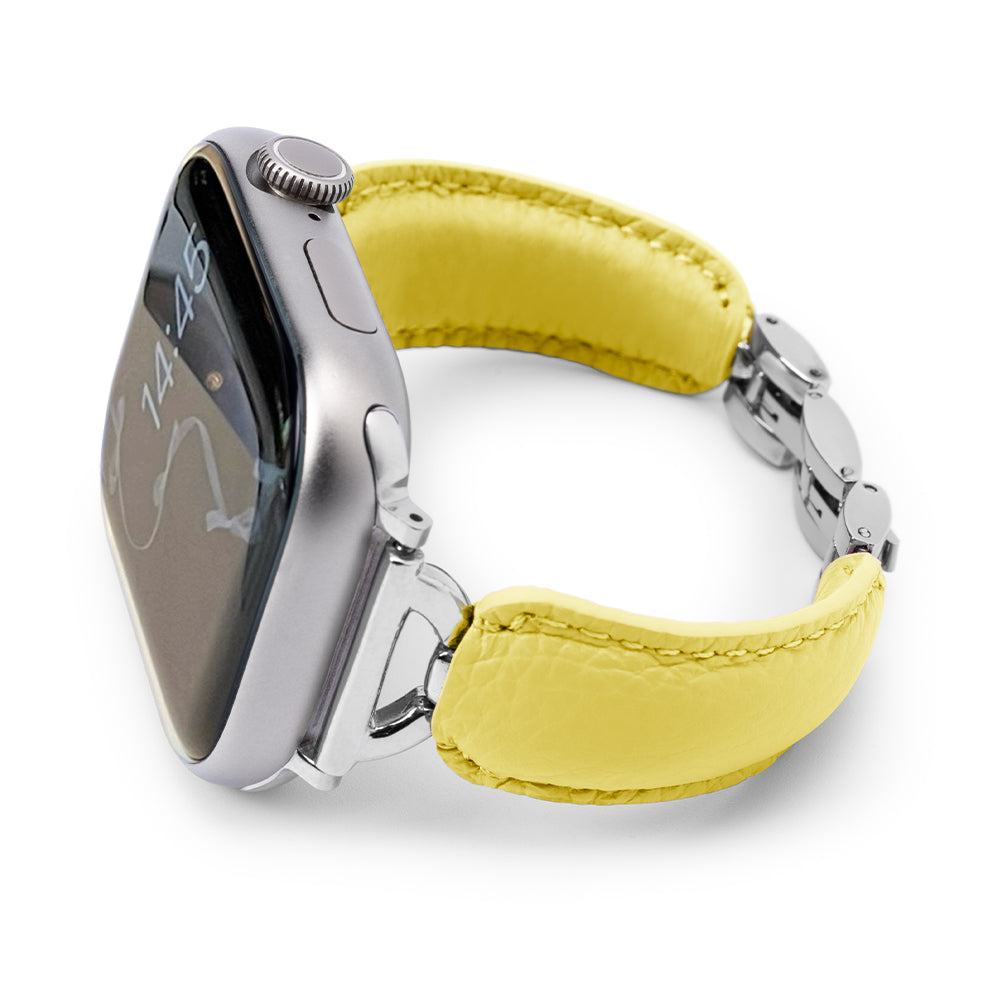 Leather Ring Buckle Band For Apple Watch