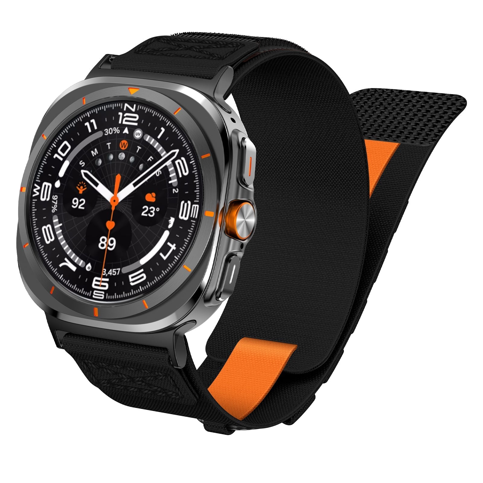 Upgraded Durable Nylon Watch Strap for Samsung Galaxy Watch Ultra
