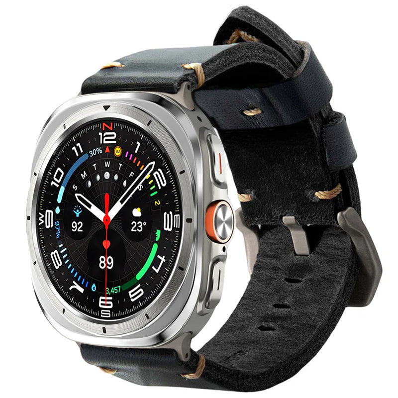 Vintage Leather Band For Samsung Watch Ultra /7/6 /5 Pro/5/4