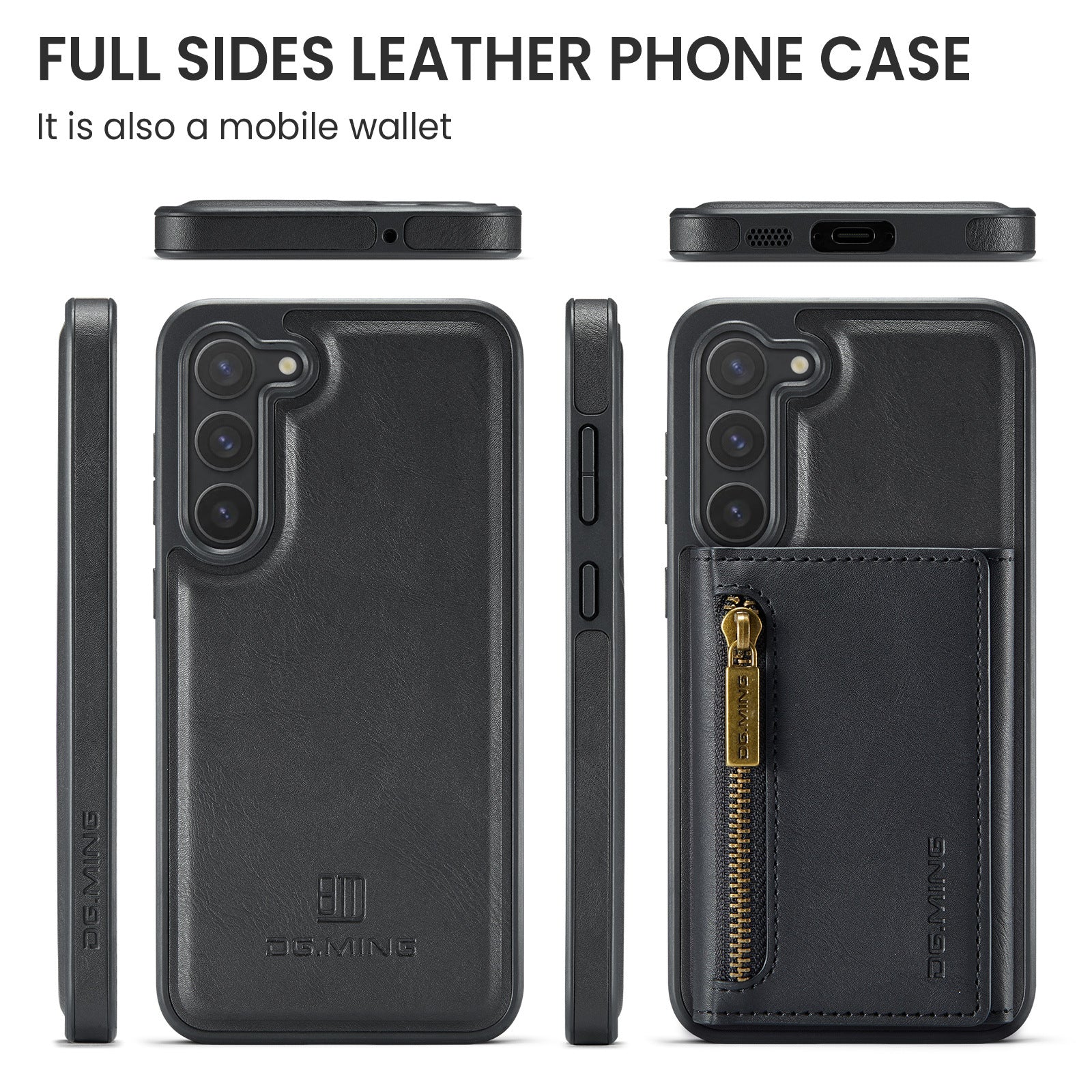 Magnetic 2 in 1 Wallet Case For iPhone 16 Pro max/ 6Pro/16/15 /14Pro