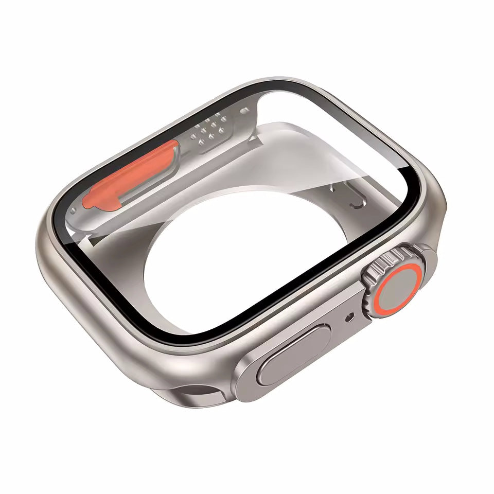 360° All-inclusive Protective case + tempered film For Apple Watch S1-10