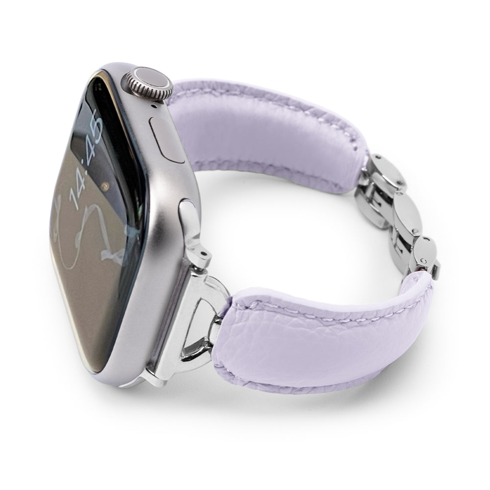 Leather Ring Buckle Band For Apple Watch