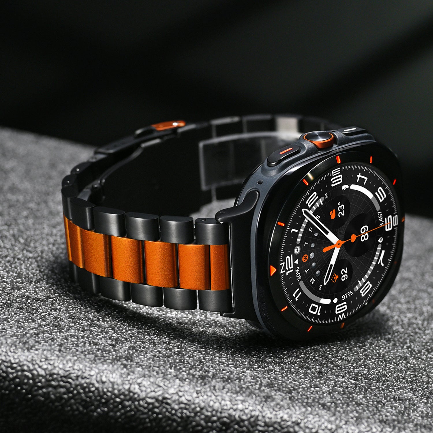 Business Style Titanium Band For Samsung Galaxy Watch Ultra