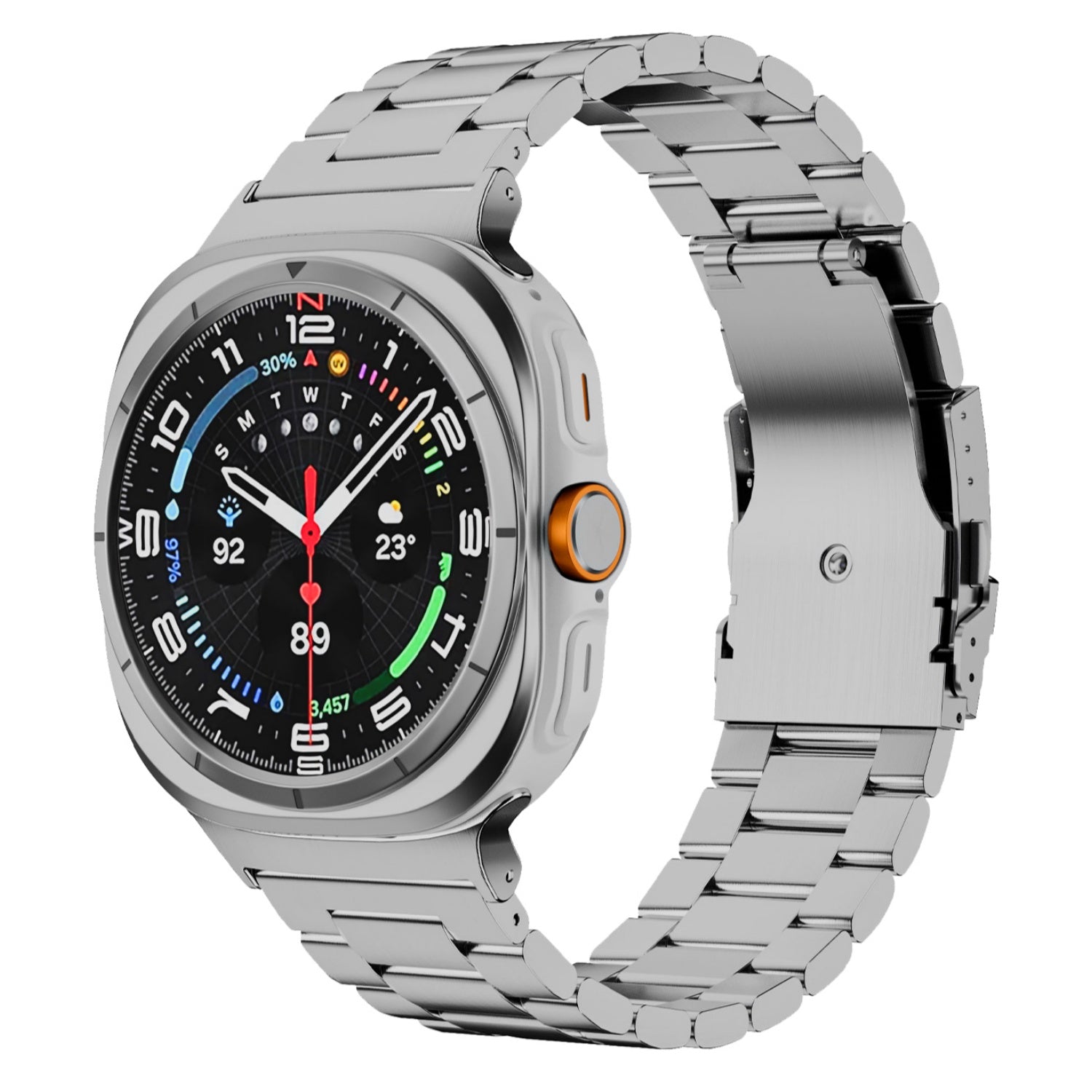Business Style Titanium Band For Samsung Galaxy Watch Ultra