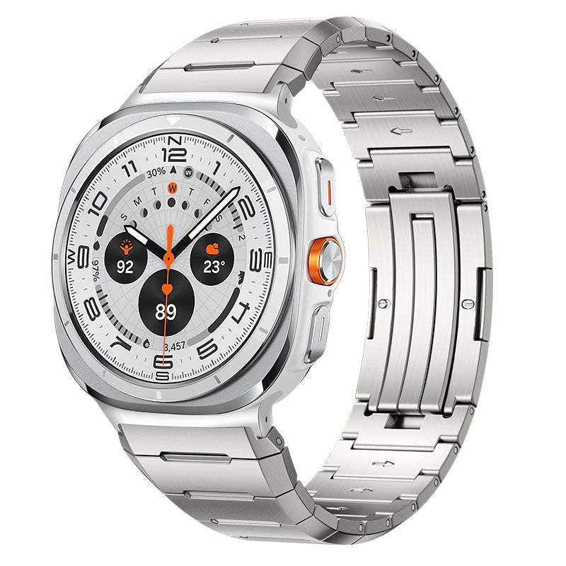 Geometric steel band for Samsung watch band