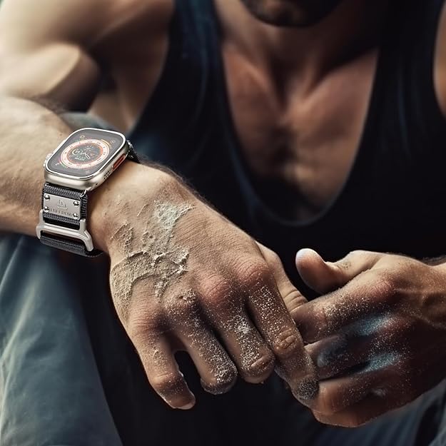 Ultra Wide Nylon Sport Strap For Apple Watch 42/44/45/46/49MM