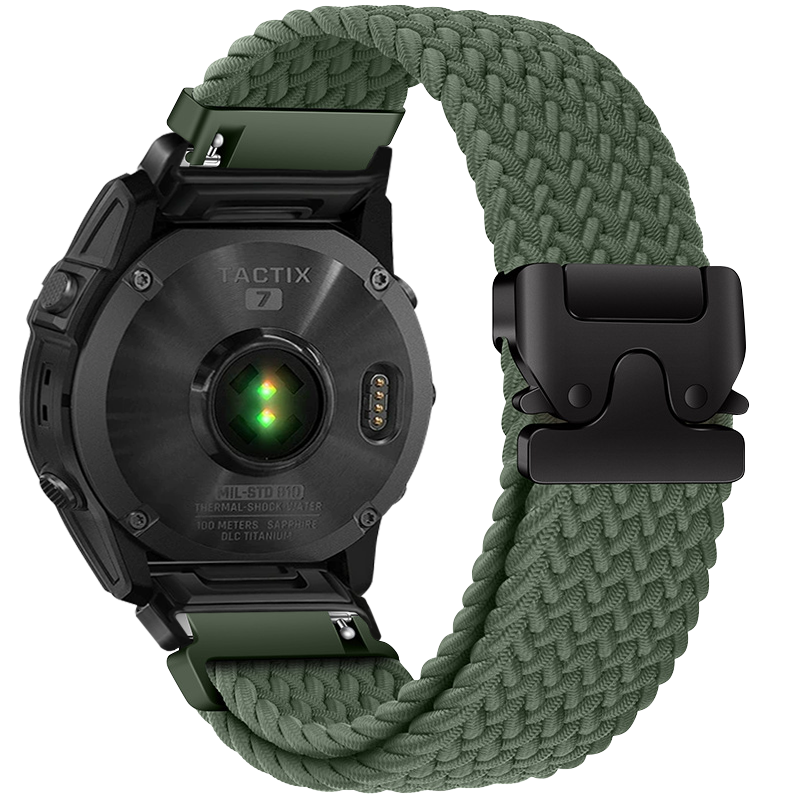 Parachute Buckle Nylon Braided Band