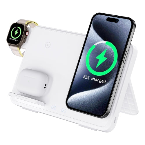 3 in 1 Magnetic Wireless Charger - Suitable for Samsung + Apple