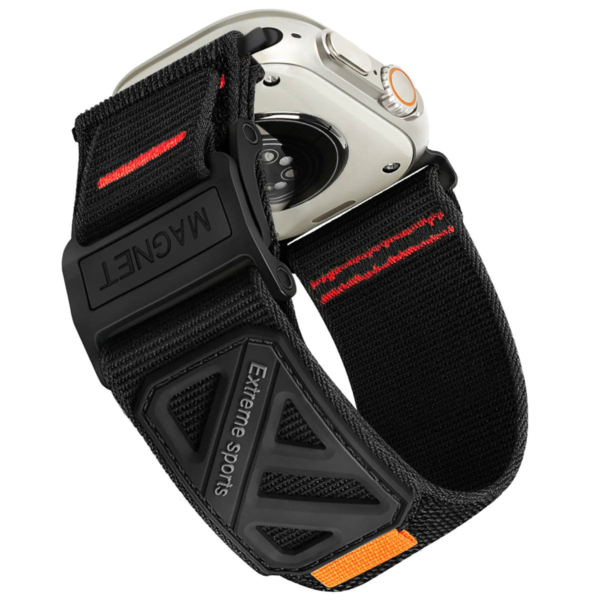 Hochwertiges Nylon-Armband mit Magnetverschluss für Apple Watch