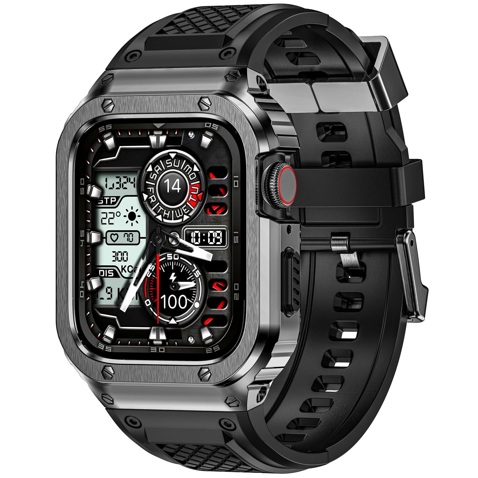 Knight Series- Rugged Case Retrofit Kit For Apple Watch