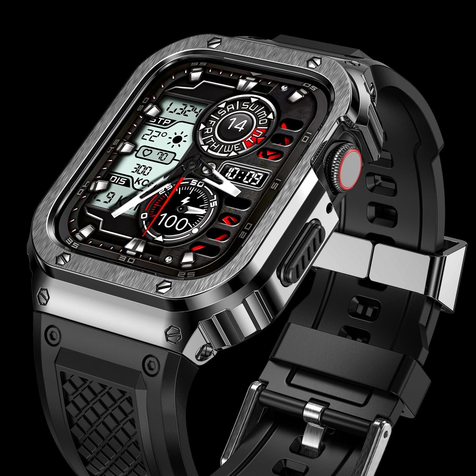 Knight Series- Rugged Case Retrofit Kit For Apple Watch