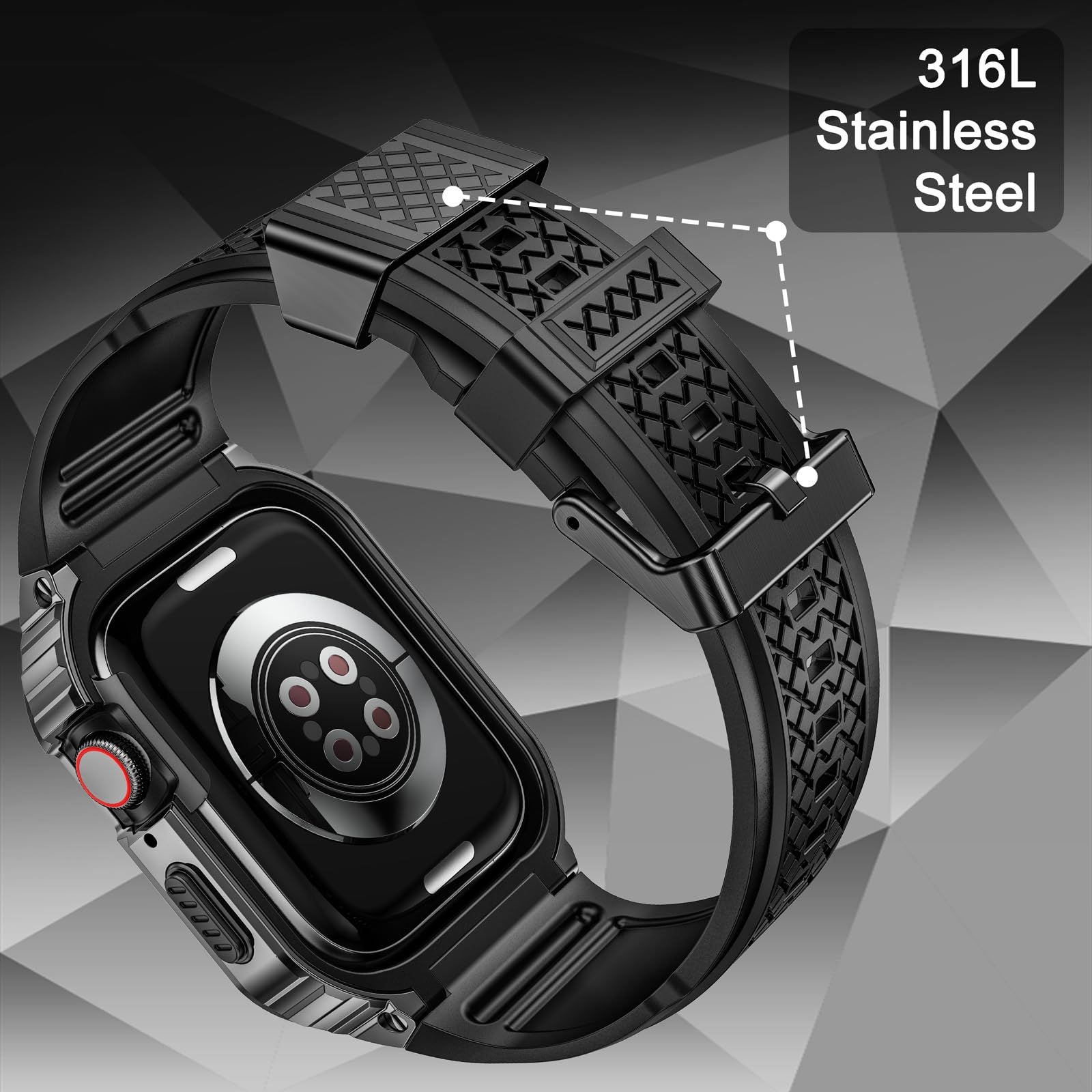 Knight Series- Rugged Case Retrofit Kit For Apple Watch