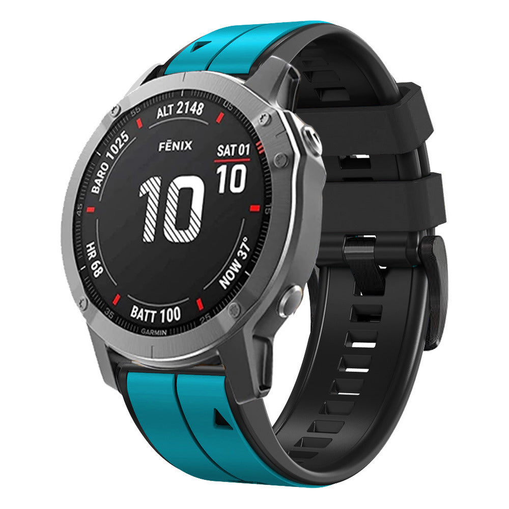 Soft Silicone Strap for Garmin Fenix 8/7X/Fenix 6X 5X