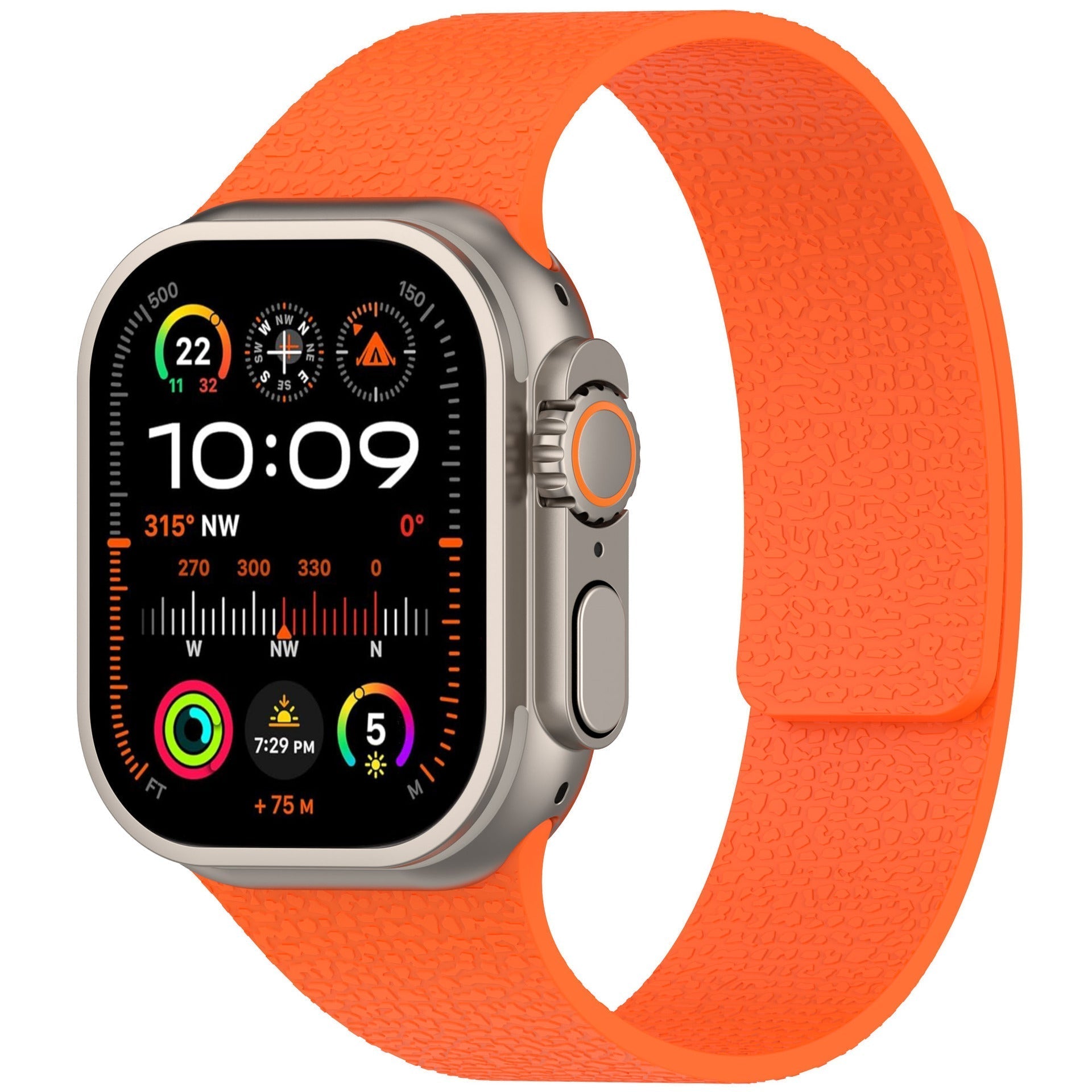 Texture Design-Magnetic Silicone Strap for Apple Watch