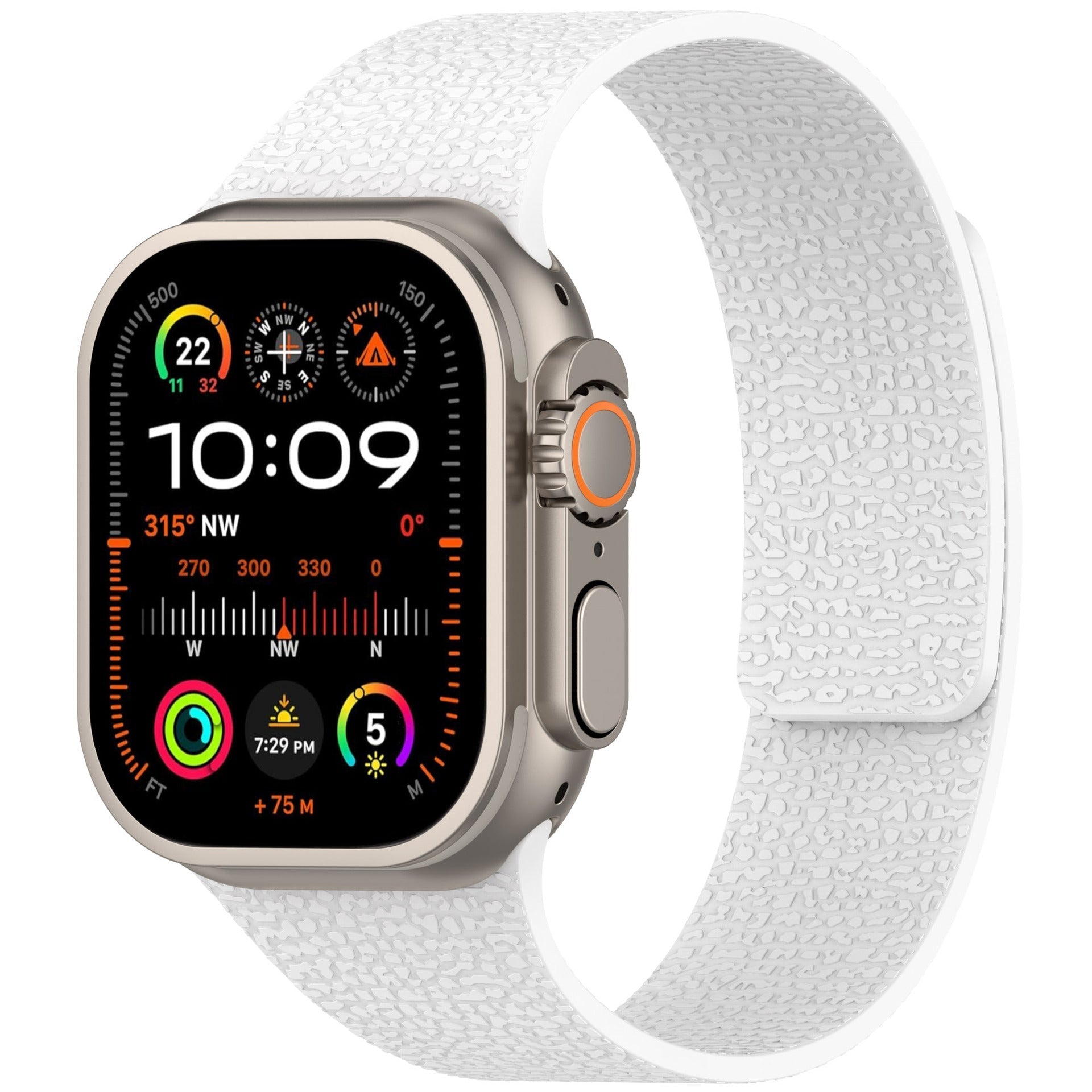 Texture Design-Magnetic Silicone Strap for Apple Watch