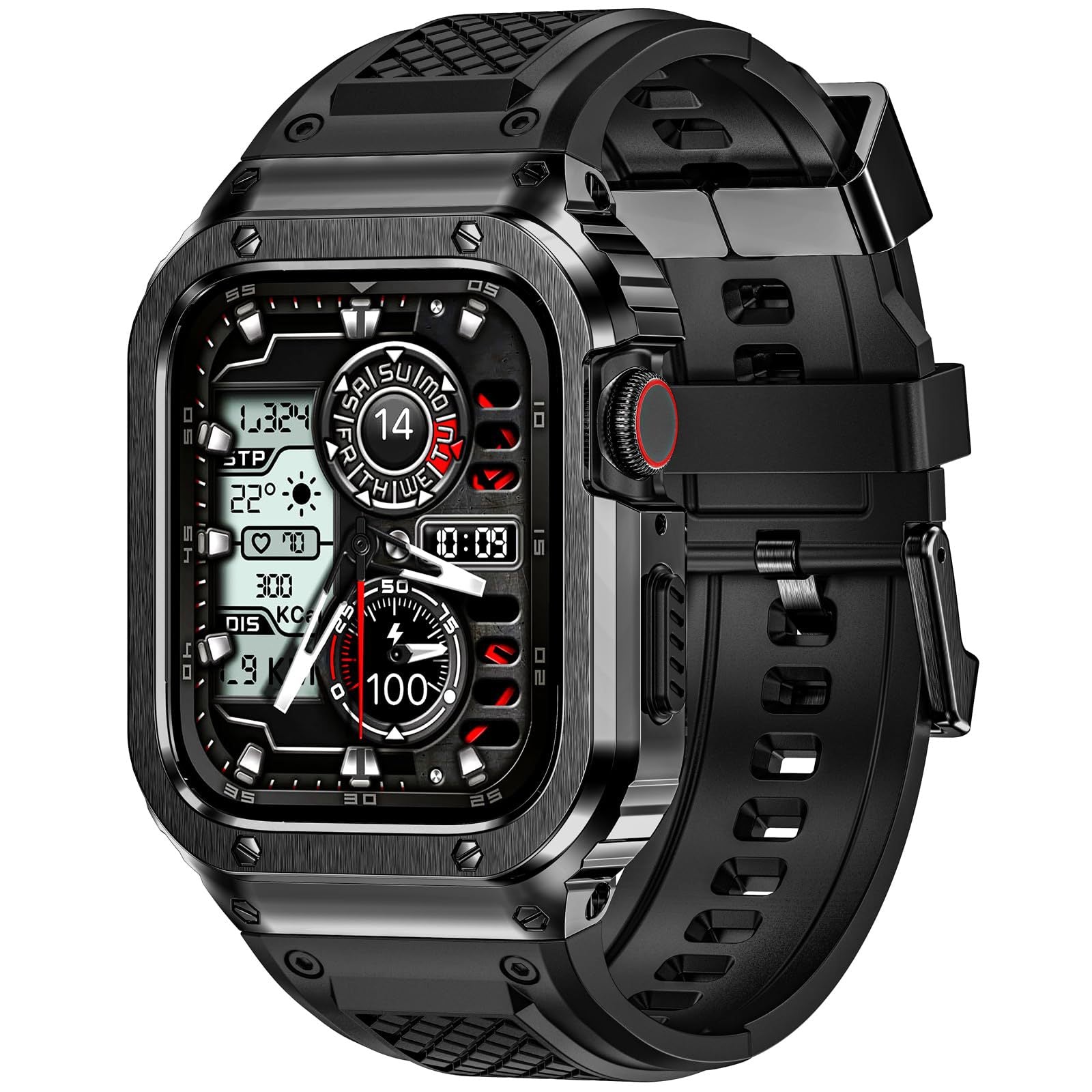 Knight Series- Rugged Case Retrofit Kit For Apple Watch