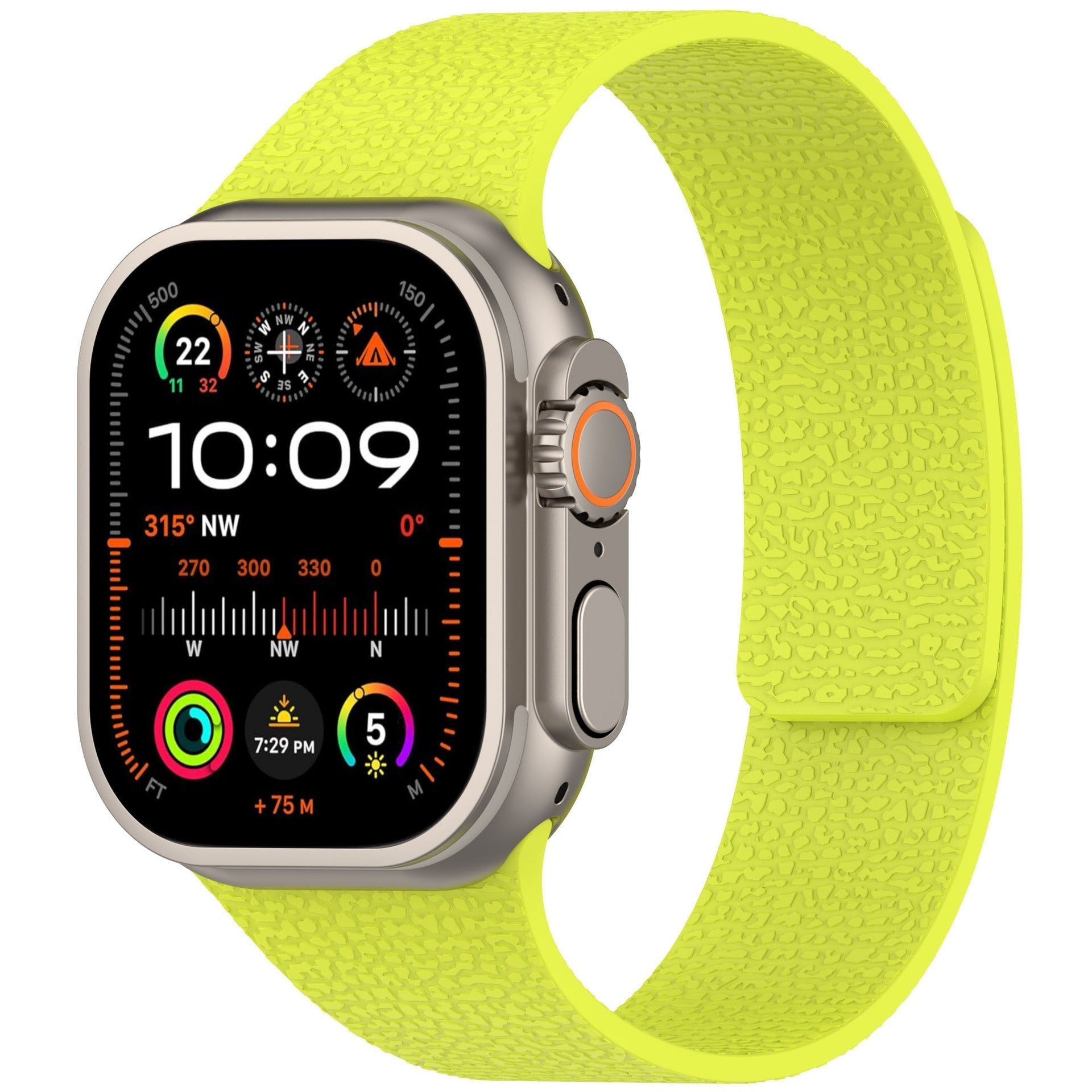 Texture Design-Magnetic Silicone Strap for Apple Watch