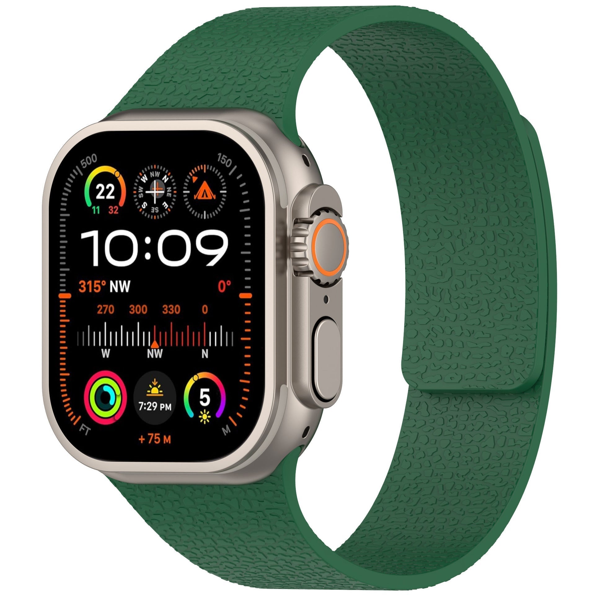 Texture Design-Magnetic Silicone Strap for Apple Watch