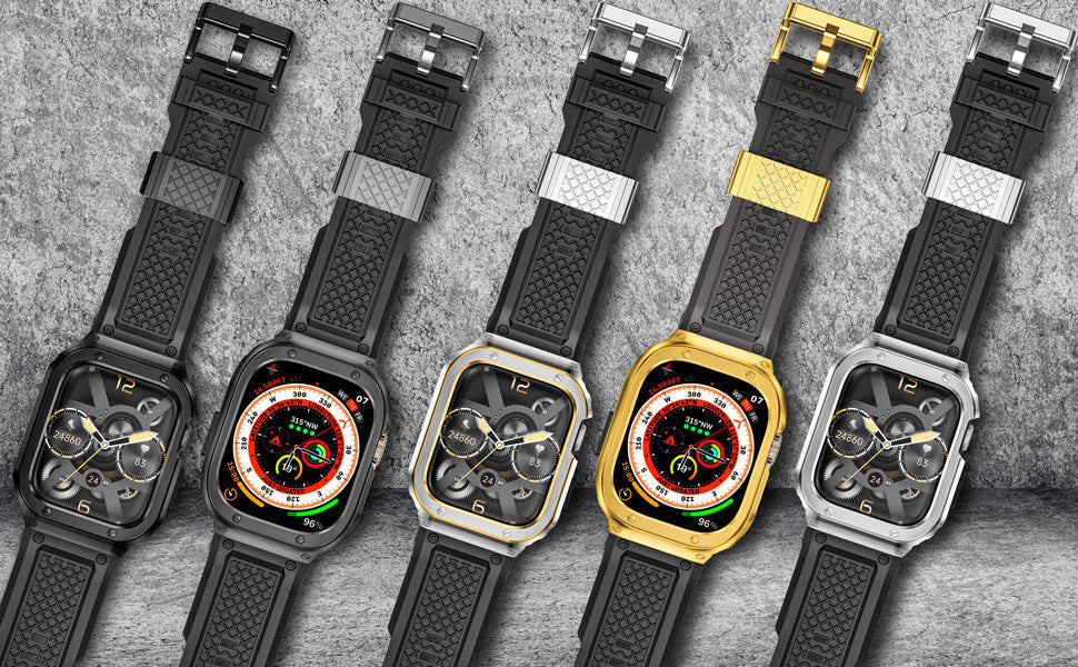 Knight Series- Rugged Case Retrofit Kit For Apple Watch