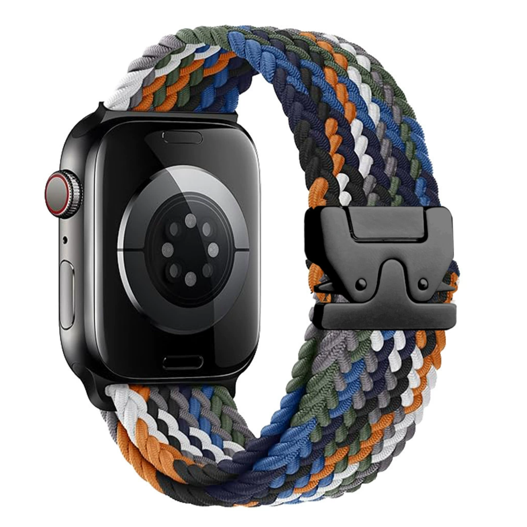 Elastic nylon parachute buckle watch strap suitable for all Apple series