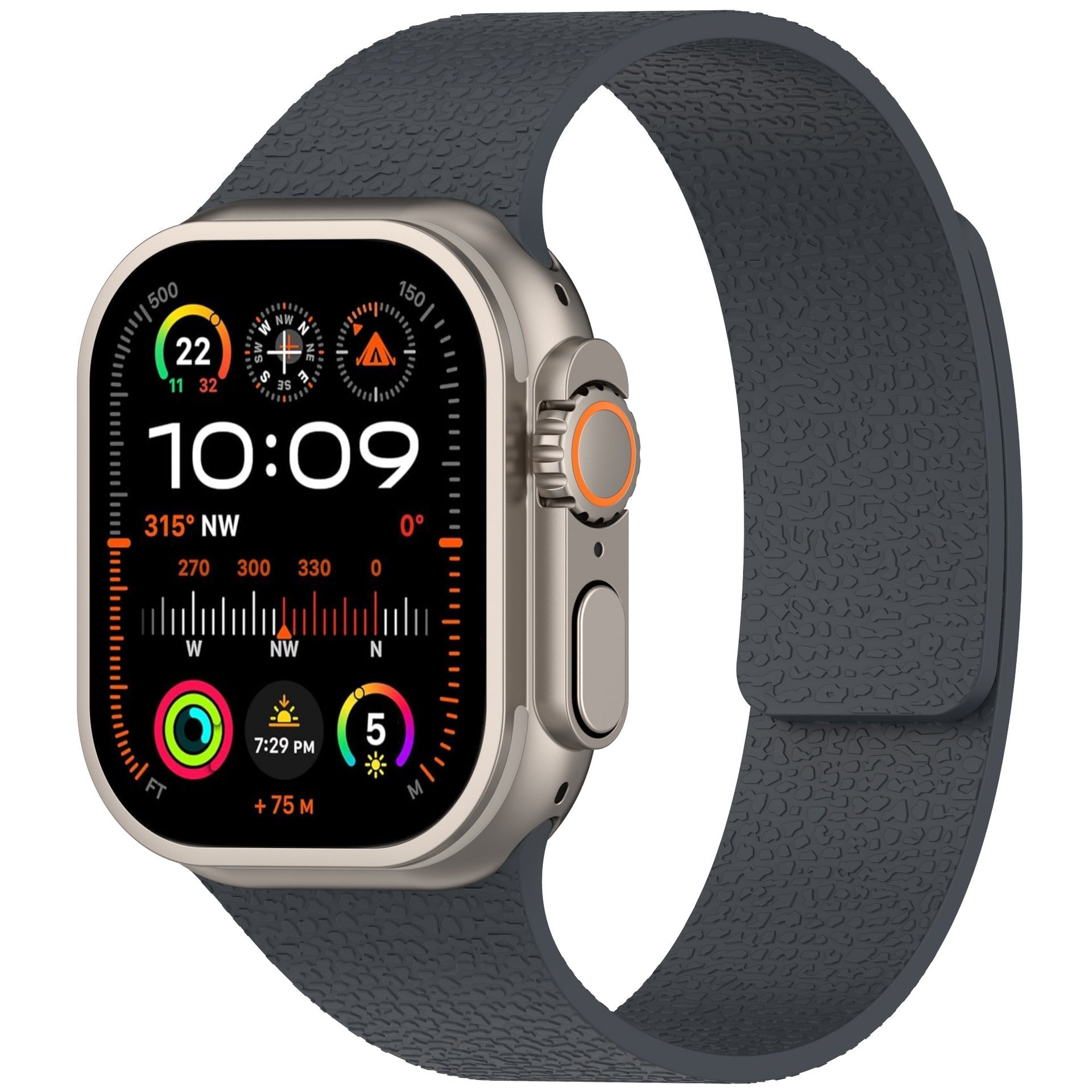 Texture Design-Magnetic Silicone Strap for Apple Watch