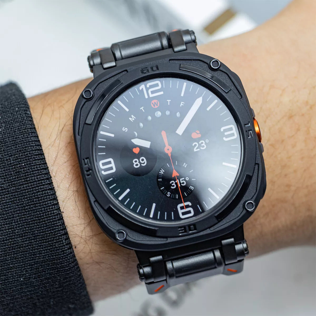 TPU Shockproof Protective Hollow Case Cover For Samsung Watch Ultra 47mm