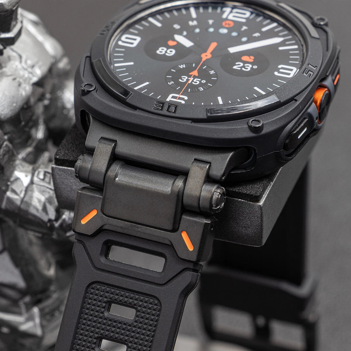 TPU Shockproof Protective Hollow Case Cover For Samsung Watch Ultra 47mm