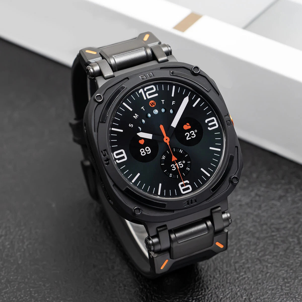 TPU Shockproof Protective Hollow Case Cover For Samsung Watch Ultra 47mm