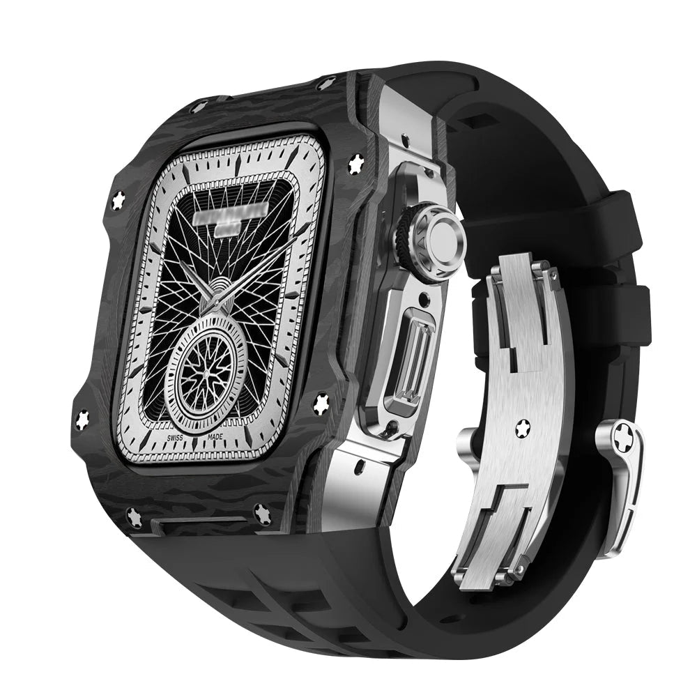 Vanguard Carbon Fiber Apple Watch Ultra - Black Case