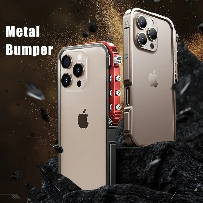 Mechanical Metal Bumper Cover for iPhone