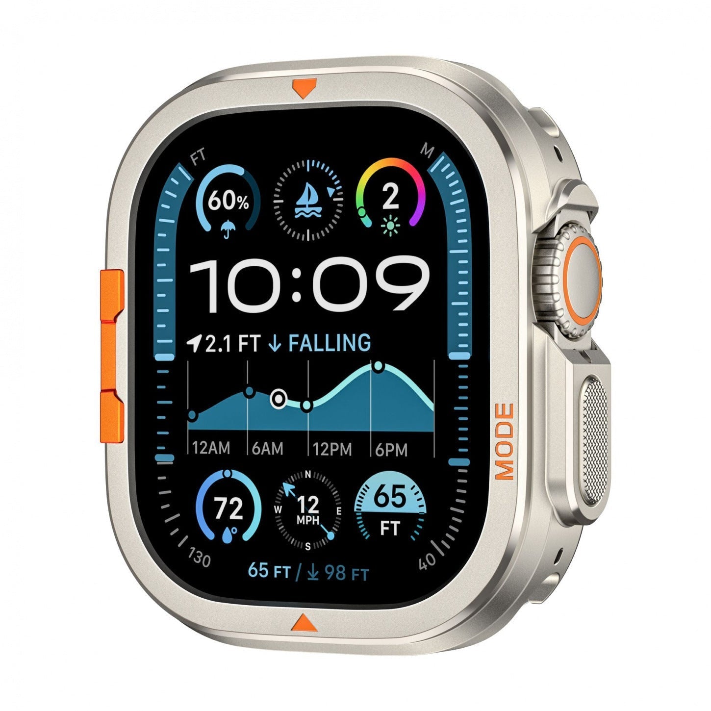 Alpine sports Titanium Alloy Case For Apple Watch