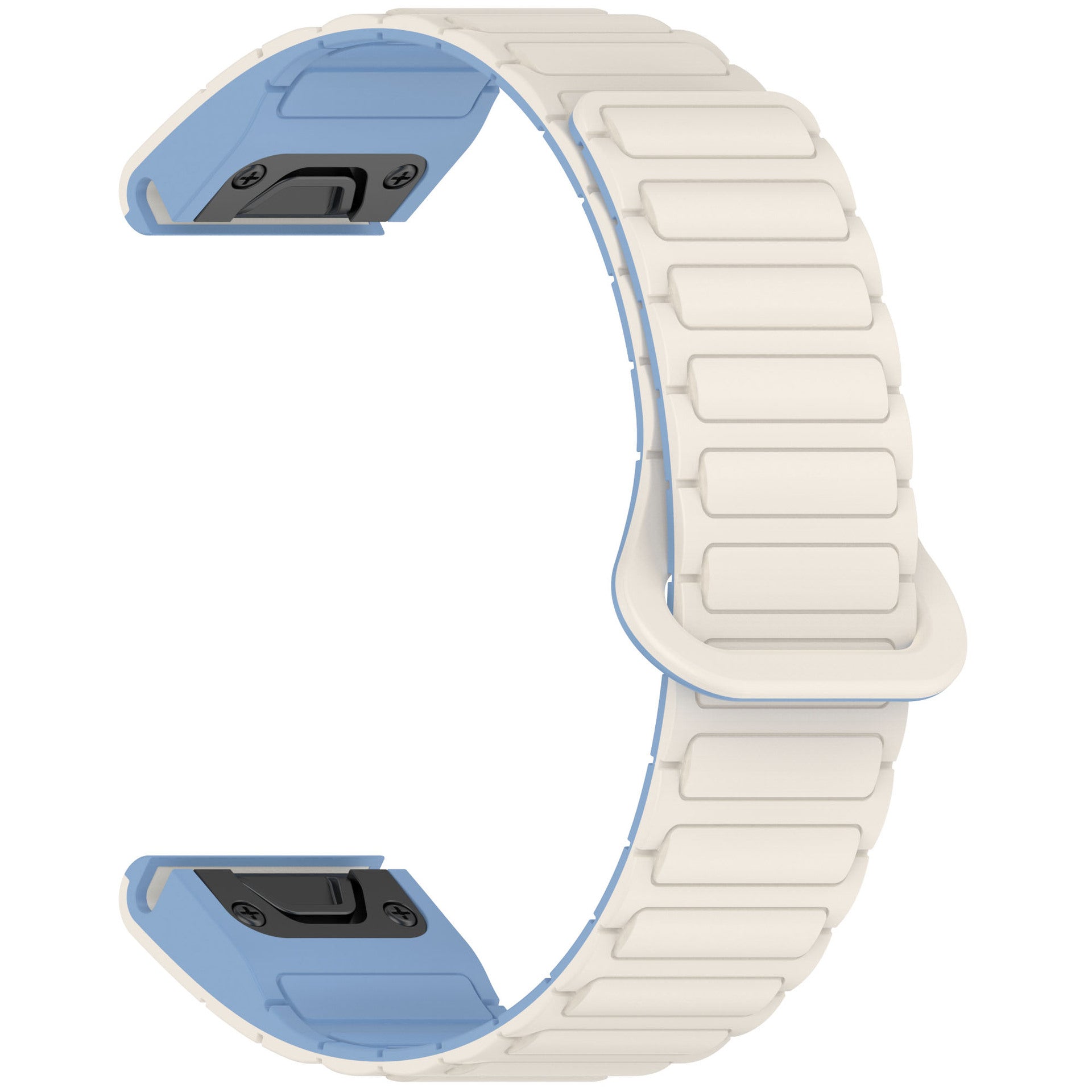 Silicone Magnetic Loop Band For Garmin Fenix 8 5X 6 Pro 6X 7 7X