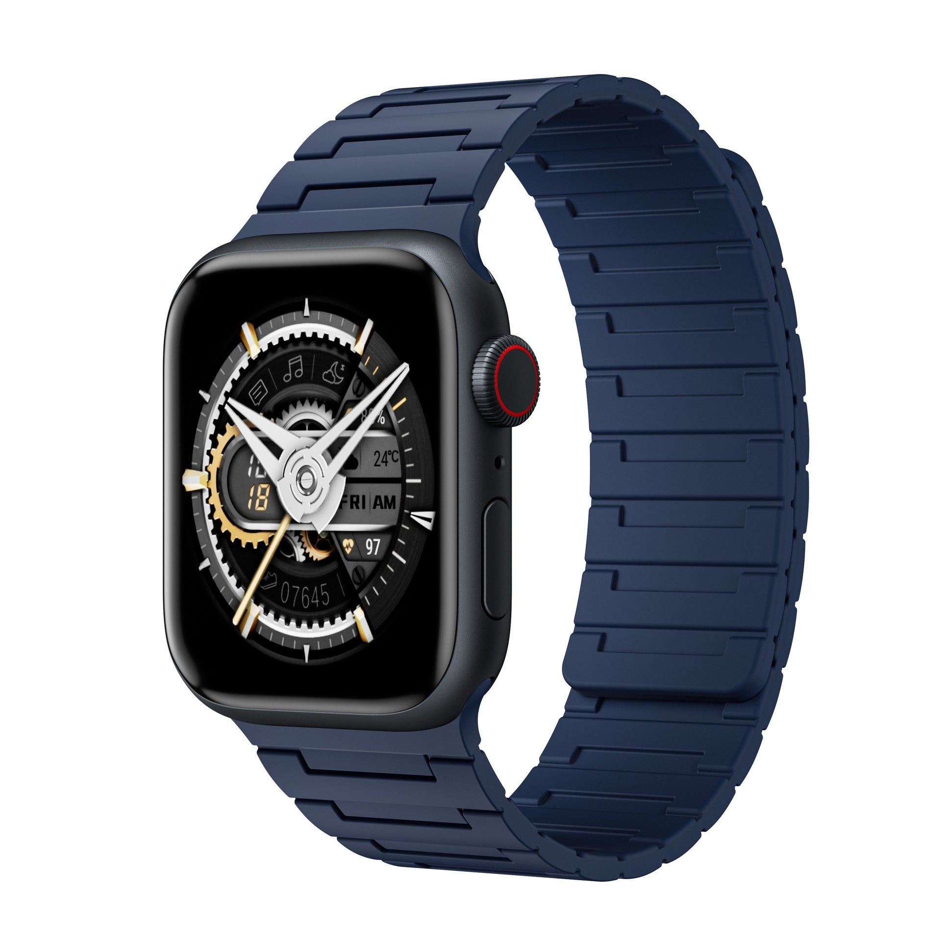BG-N54 Silicone Magnetic Watch Strap For Apple Watch