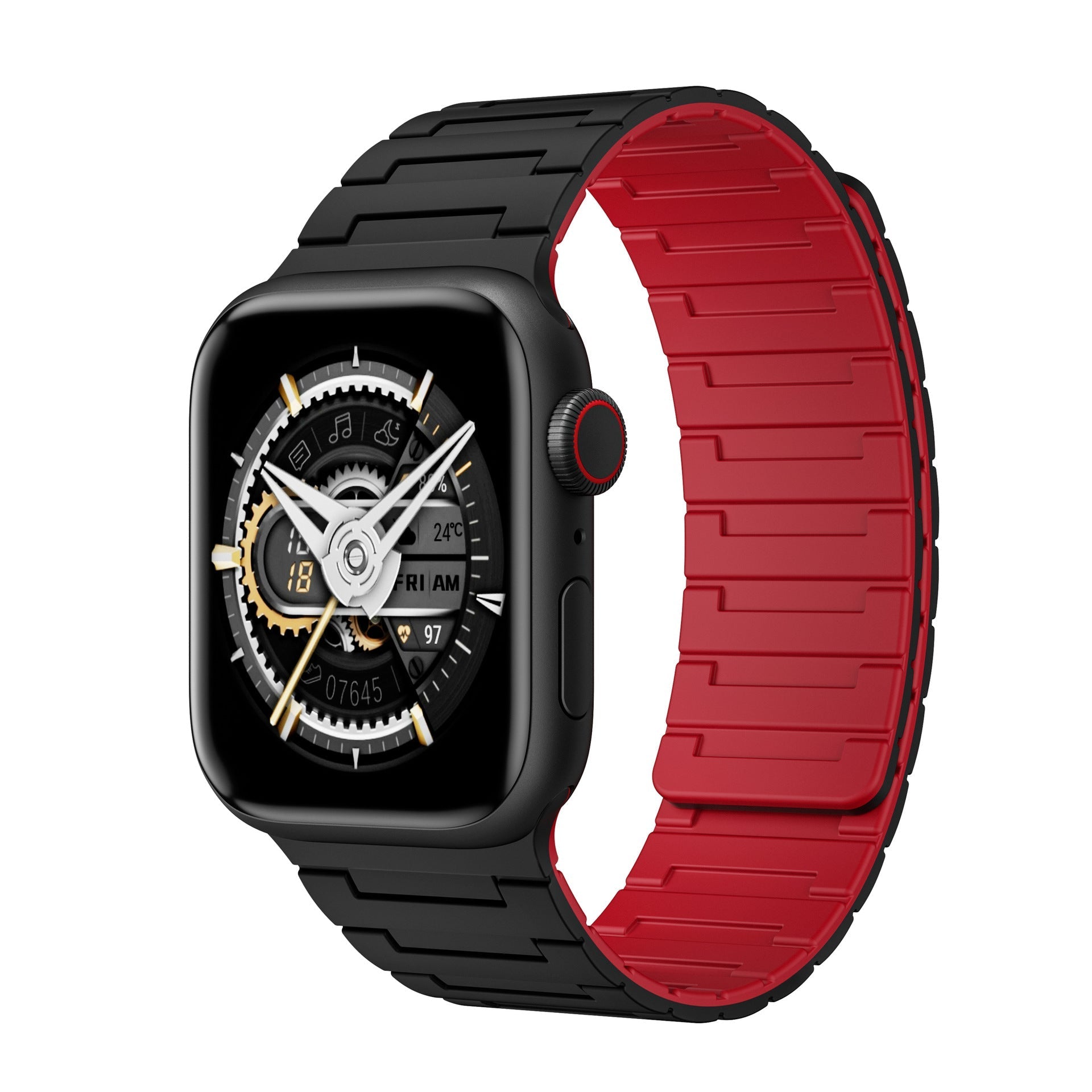 BG-N54 Silicone Magnetic Watch Strap For Apple Watch