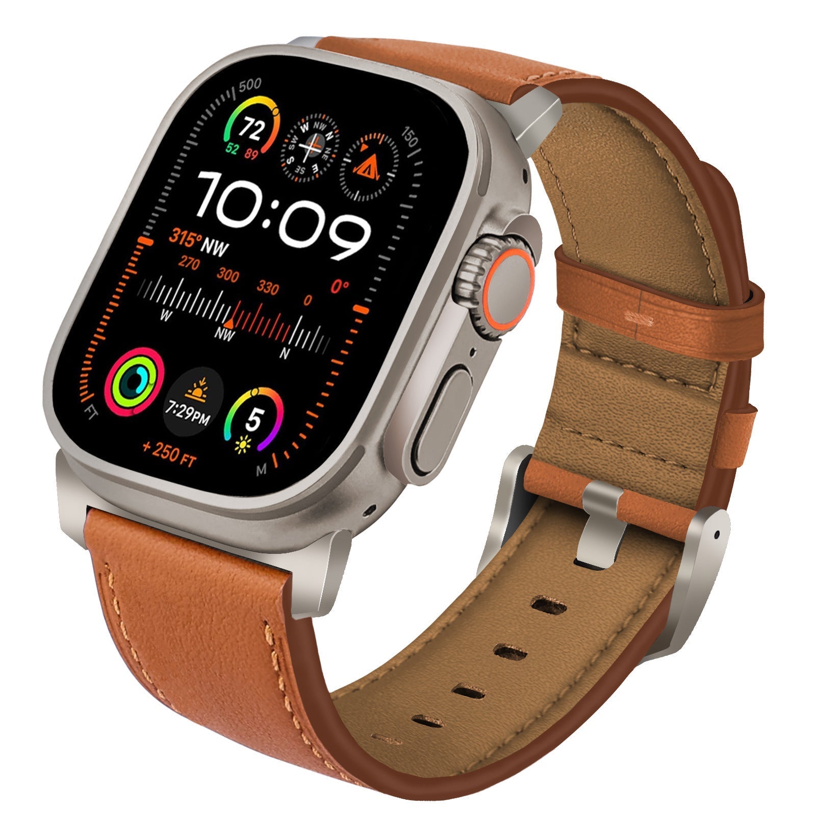 Silk Leather Strap For Apple watch