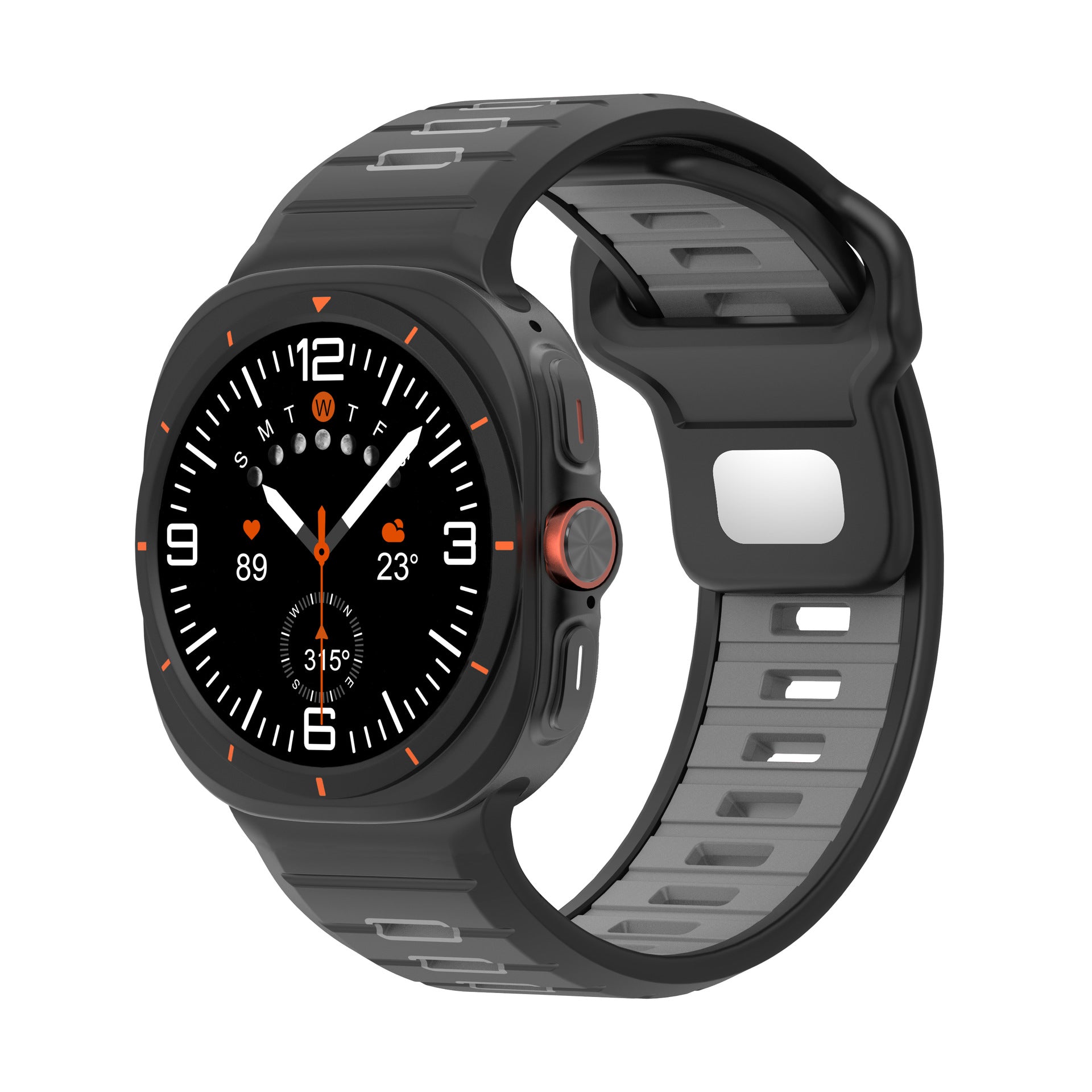 Silicone Sport Wrist Band Strap for Samsung Galaxy Galaxy Watch Ultra 47mm