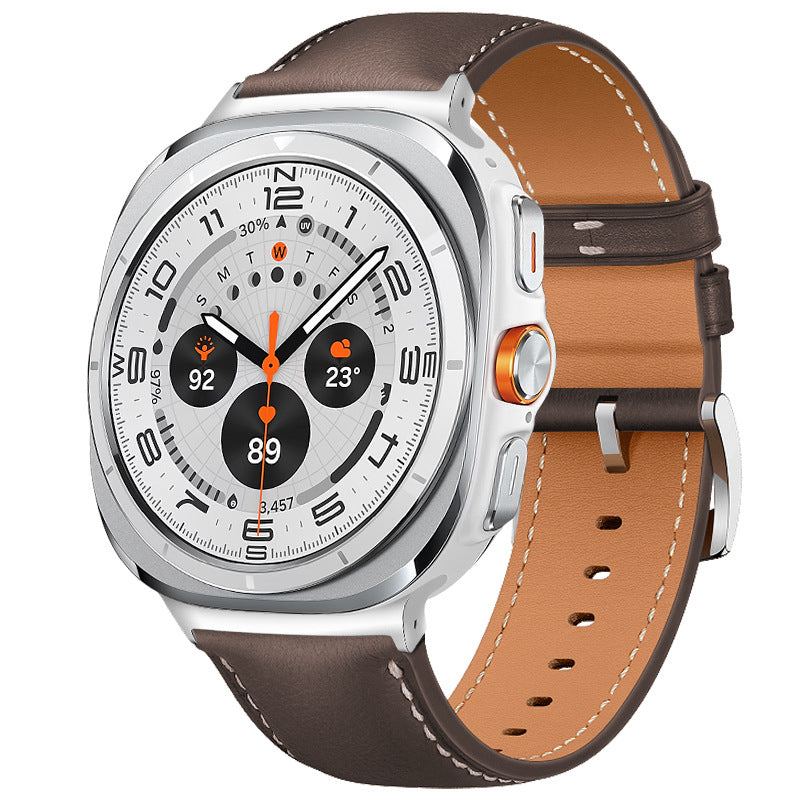 Business Genuine Leather Watch For Samsung Galaxy Watch Ultra