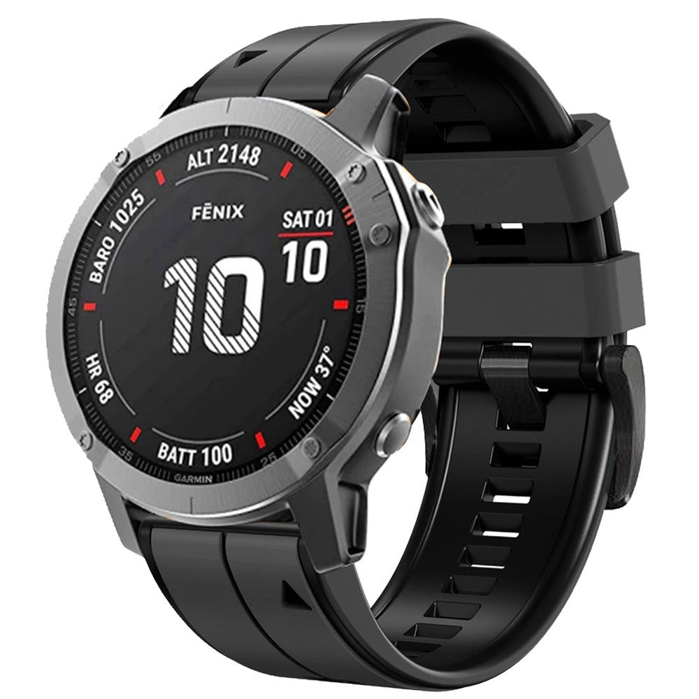 Soft Silicone Strap for Garmin Fenix 8/7X/Fenix 6X 5X