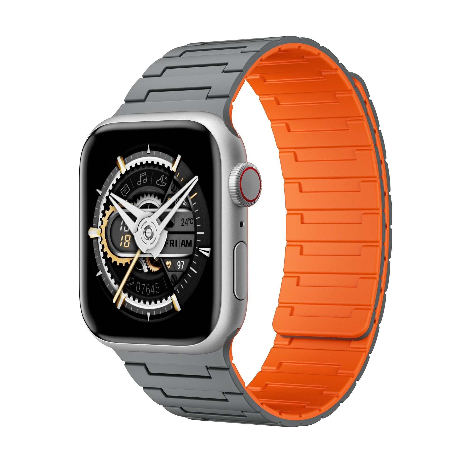 BG-N54 Silicone Magnetic Watch Strap For Apple Watch