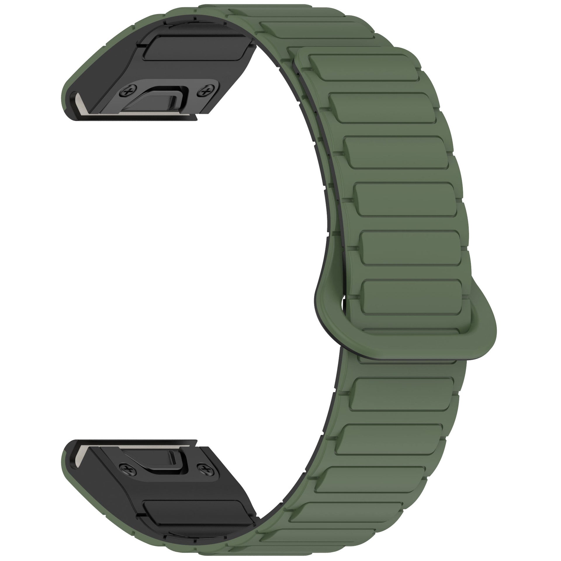 Silicone Magnetic Loop Band For Garmin Fenix 8 5X 6 Pro 6X 7 7X