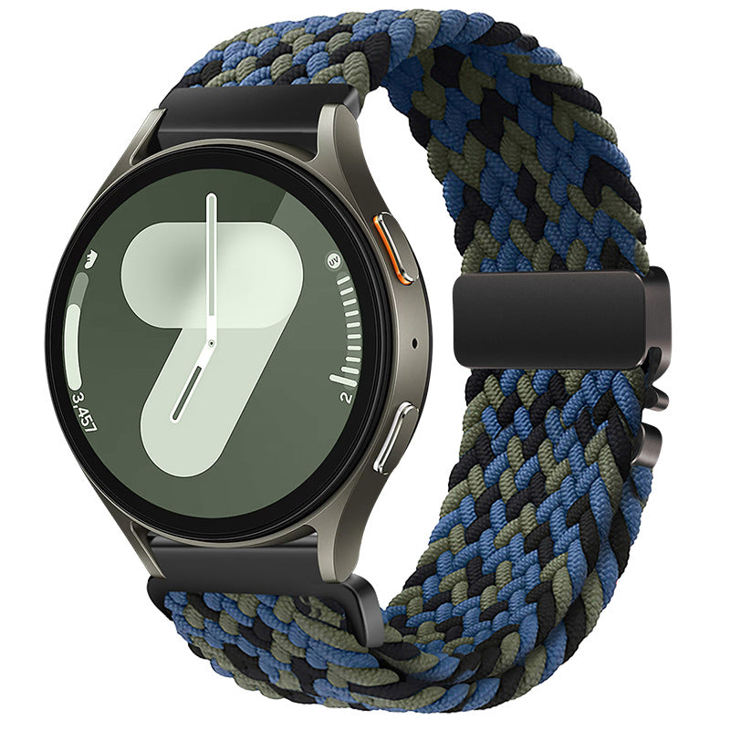Nylon Braided Band For Samsung Galaxy Watch Ultra / 7 /6 / 5 / 4
