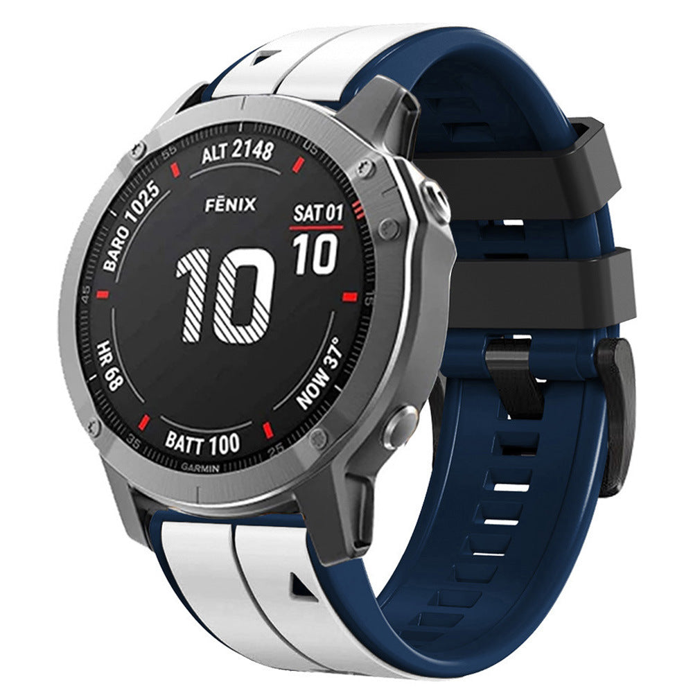 Soft Silicone Strap for Garmin Fenix 8/7X/Fenix 6X 5X