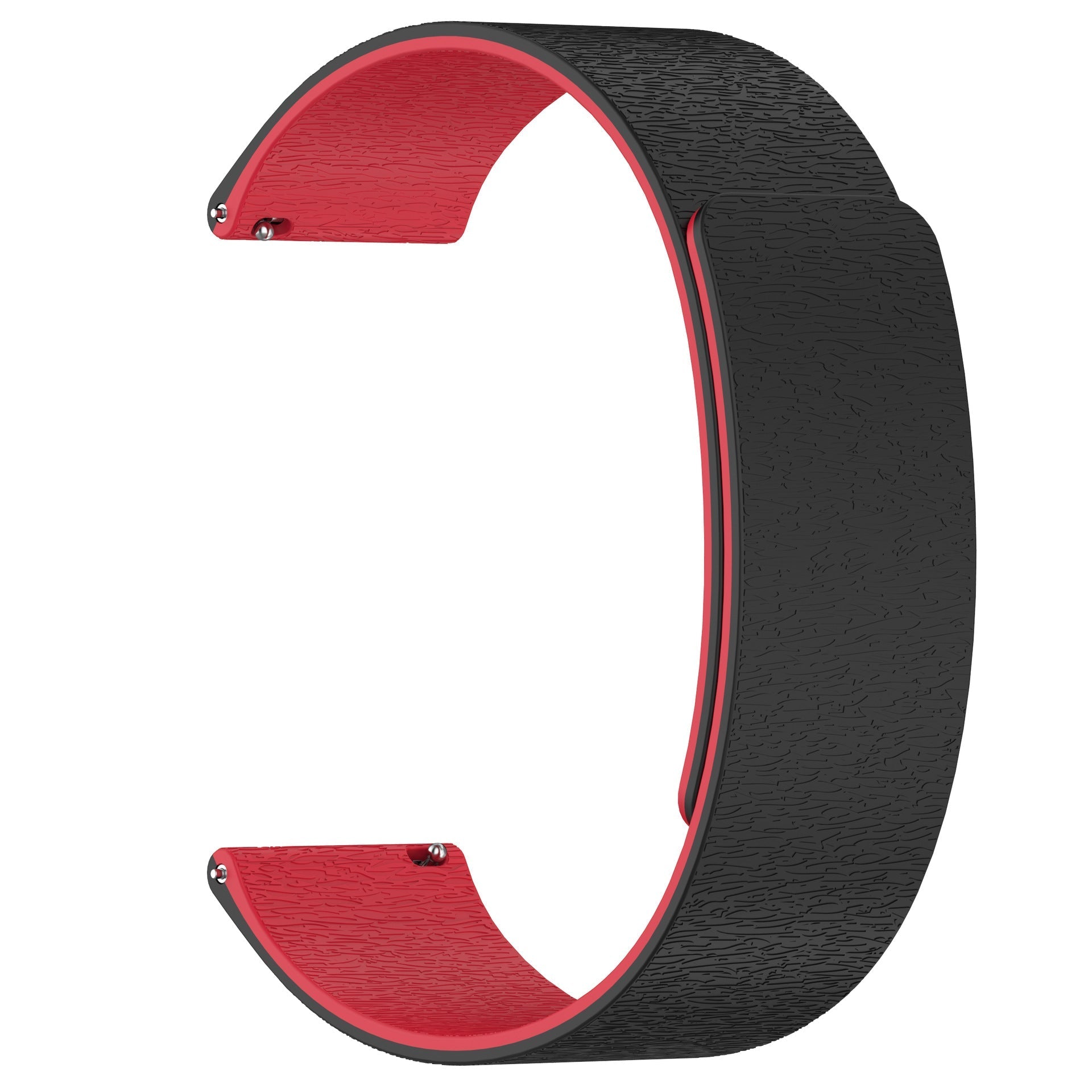 Lychee Magnetic Silicone Band For Samsung Galaxy Watch Ultra 7/7 6 4 5 Pro